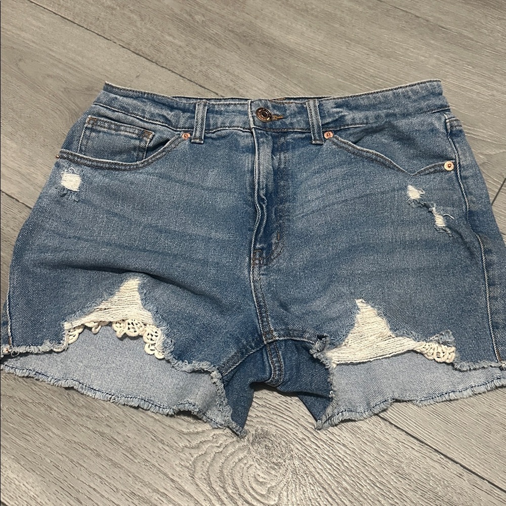Wild Fable Light Blue Denim Shorts Size 10